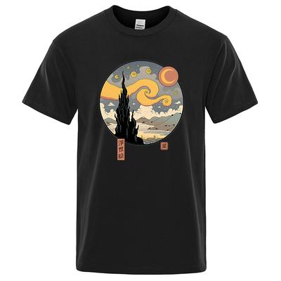 Funny Printing T Shirts Mens Harajuku Casual Tshirts Cotton Summer Short Sleeve High Quality Street Tops