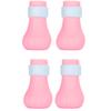 4pcs AntiScratch Cat Foot Covers   Silicone Pet AntiOff Claw Shoes Boots Cover(Mint Green )