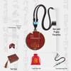Kui Xing 40mm Single-Sided Pendant Keychain with Time Gem Ornament