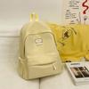 School bag cute INS style, fashionable, simple, lightweight, large capacity, versatile backpack, middle, high school, college student backpack