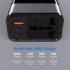 200W Portable Car Power Inverter 12/24V To 220V Fast Charging Converter USB Ports Multi-Function Socket Car Inverter
