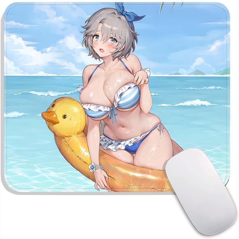 Liberta Teresse Justia Sylvia Anime Standard Mouse Pad B_Browndust 2 Small Mousepad Gaming MousePads PC Non-Slip Travel Mousemat