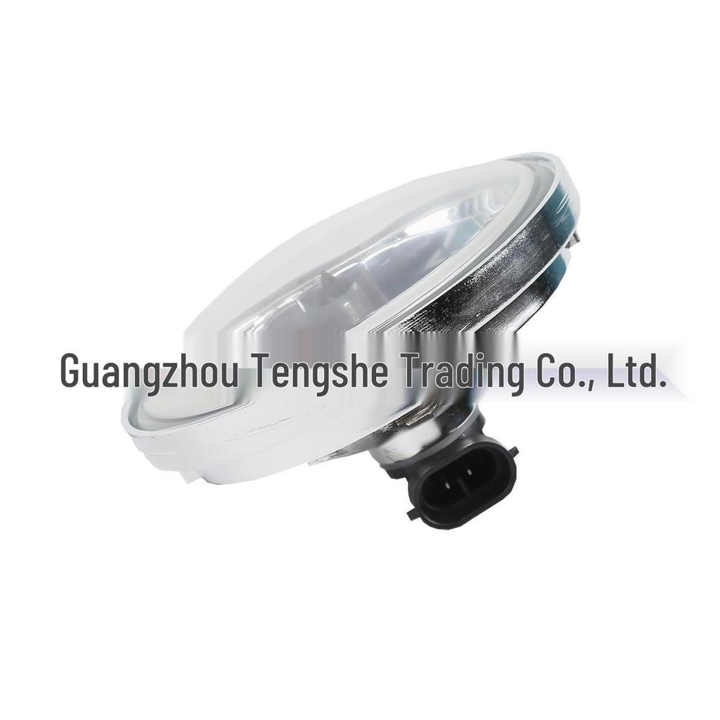 Harley-Compatible 4.5" Transparent Fog Light Cover 12V