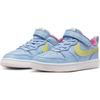 Nike Court Borough 2 Slip-Resistant Cushioning Wear-Resistant Low-Top Children's Basketball Shoes Blue Kids' Sneakers BQ5451-405