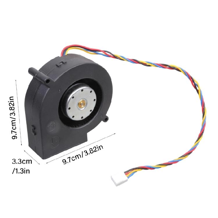 300CFM 12V 4 Wire Server Cooling Fan Double Ball Bearing Design 33cm Cable For PC CPU Networks Equipment