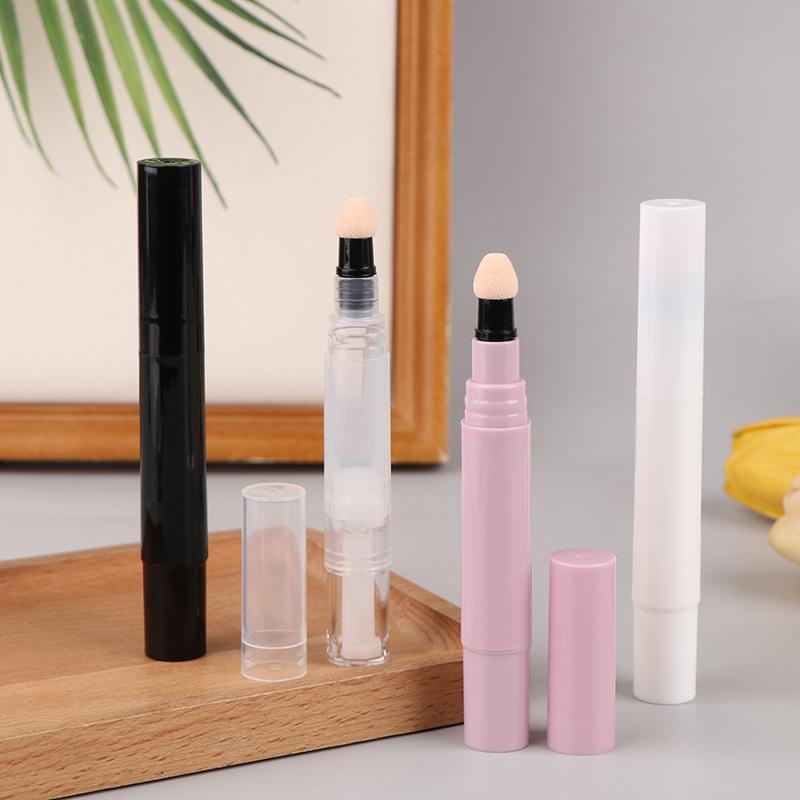 1 Pcs 5Ml Foundation Blush Dispensing Refill Pen Rotating Vacuum Nail Up Bottle Pen Cosmetic Gloss Lip Polish Pen Empty Tool