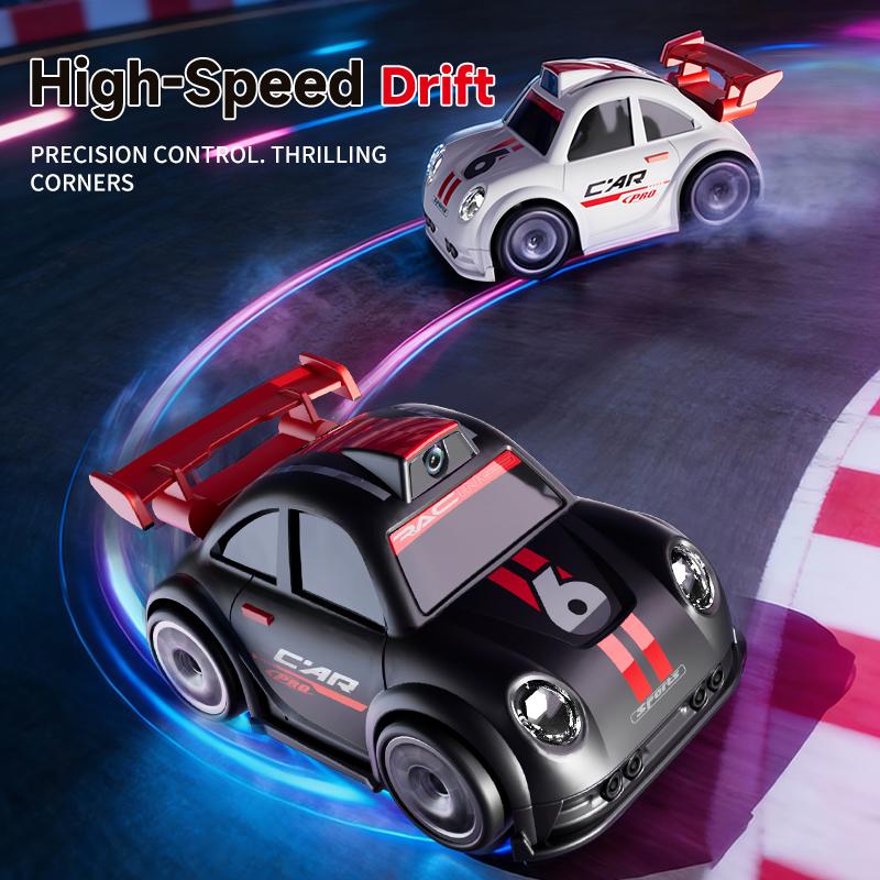 New 2026 Mini RC Car With FPV Camera Wifi With Screen Remote Control Follow Mode 2.4G Drift Car Racing RC Toy Gift For Children