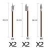 MOC Medieval Building Blocks Character Parts Model Toy Castle Knight Soldier Sword Bow Armor Shield Spear Piercing Parts Bricks