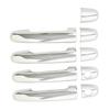 8 Pcs Car Exterior Door Handle Cover ABS Chrome Door Protector with Keyhole for Camry 02‑06