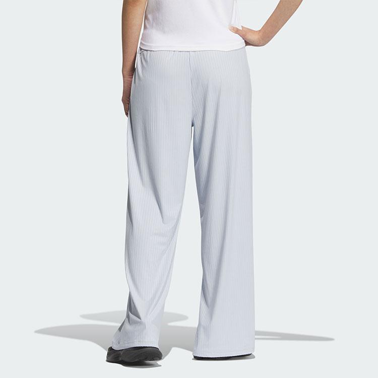 Adidas Cool Feeling Wide Joggers Quick-Dry Sun-Protective Casual Sports Pants Women Bottoms Light-Blue JC5666