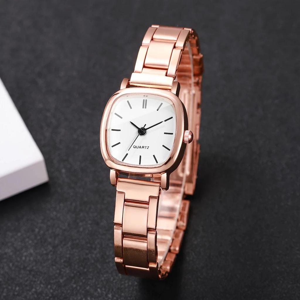 Orologio da donna con bracciale in acciaio di alta gamma per ragazze e studentesse