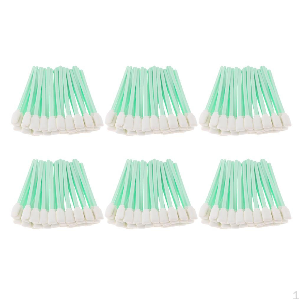 300 PCS Small Foam Cleaning Swabs Swab for All Inkjet Printer Electronics