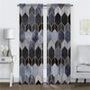 Modern Geometric Prismatic Lattice Partition Curtain Room Panel Living Curtains Tulle Bedroom Shades Darkening Polyester Ideal For