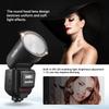 GODOX V1 Pro N V1ProN Round Head TTL Camera Flash Speedlight HSS Detachable Design Modeling Light Rechargeable Battery Strobe Compatible with Nikon