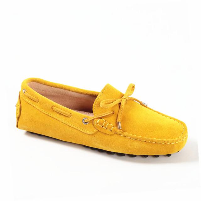 Buy Couple Shoes Apring Summer Fashion Women Flats Genuine Leather