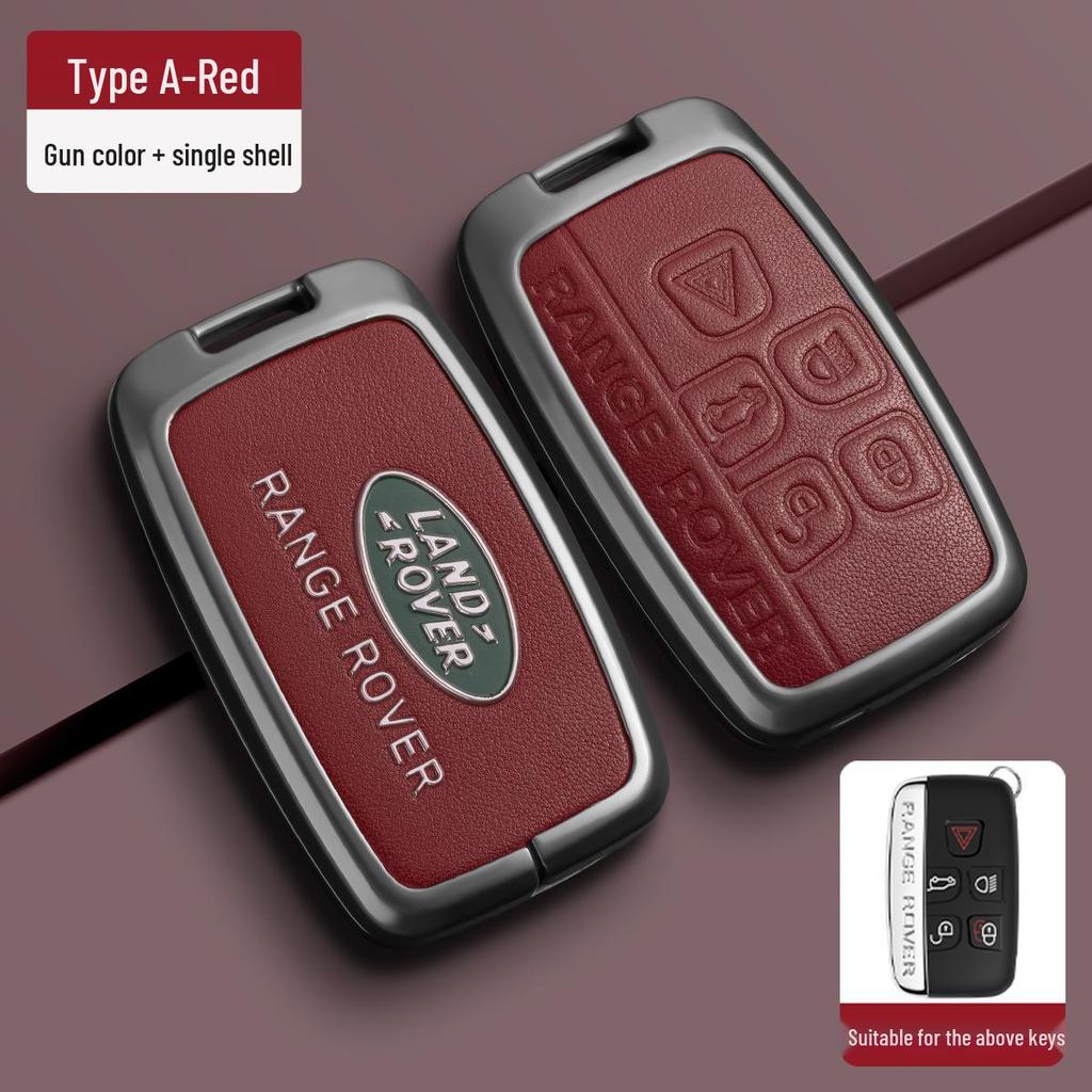 TPU-Schlüsselhülle mit Metallschnalle für Land Rover Range Rover, Sport, Velar, Evoque, Discovery 4, Discovery Sport und 5.