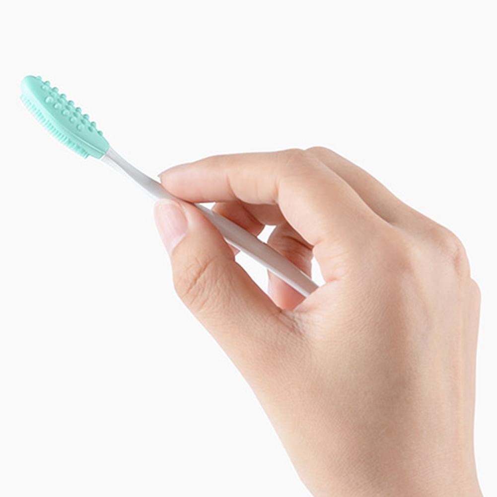 1PZ/4PZ Cura della Pelle Bellezza Lavaggio Viso Pennello in Silicone Esfoliante Pulizia Naso Rimozione Punti Neri Strumenti Con Testa di Ricambio