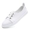 2022 Summer Women's Trendy White Faux Lace Korean-Style Board Shoes with Soft Upper and Sole