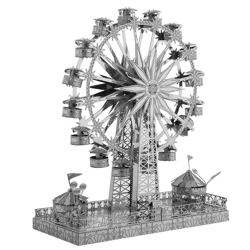 3D Metal DIY Puzzle Model Kit for Adults: Interlocking Educational Toy