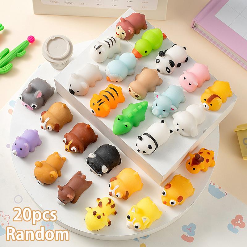 Mochi Squishy Animal de Desenho Animado Brinquedo Tabas Squishy Brinquedos Divertidos Para Crianças Alívio do Estresse Festa de Aperto Lembrancinhas de Festa Presente de Aniversário Sacola de Lembrancinhas