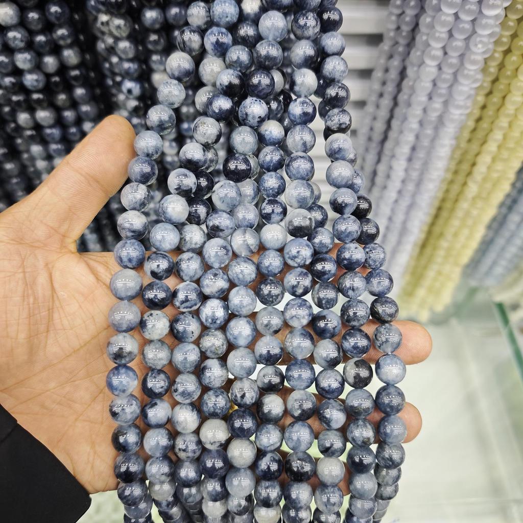 Blue Series Aquamarine & Blue Lace Agate Natural Stone Beads for DIY Jewelry