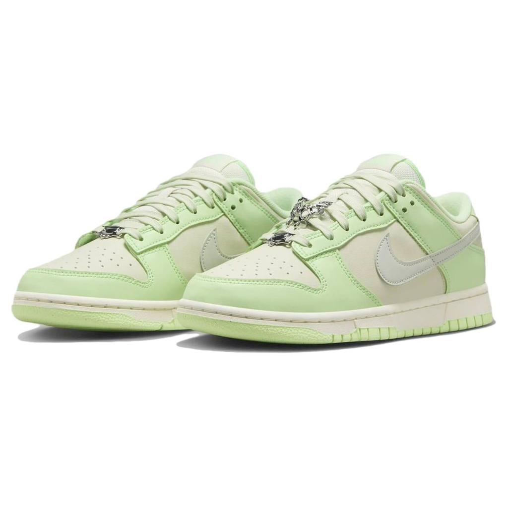 Nike Dunk Low Next Nature Verre Marin Baskets Femme Vert Argent Clair Vert Vapeur FN6344-001