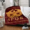 1pc Blanket SPQR Roman Eagle Print Design, Lightweight Blanket for Sofa, Bed- Soft &Warm, Gift for All Seasons Like Christmas, Halloween