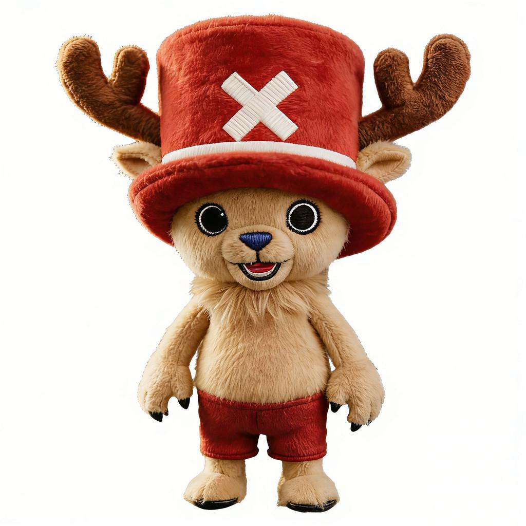 One Piece Chopper Plush Toy With Short Pile Fabric For Collectors And Kids