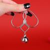 1Pairs Heart Nipple Clamps With Tassel Sex Adjustable Body Clips Non-Piercing Jewelry For Women And Couples