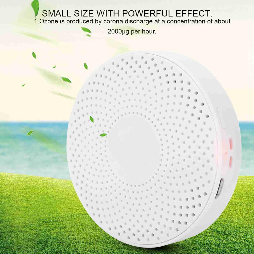 USB Töltés Hordozható Ózon Generátor Sterilizáló Légtisztító Szagszűrés Fertőtlenítés