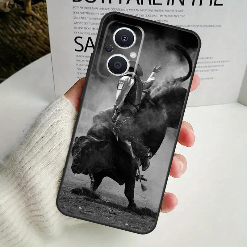 Extreme Sport Rodeo Cowboy Phone Case For OPPO Reno 8 7 Lite 8T 11 12 13 14 14F 10 Pro OPPO Find X8 X6 X5 X9 Pro Cover