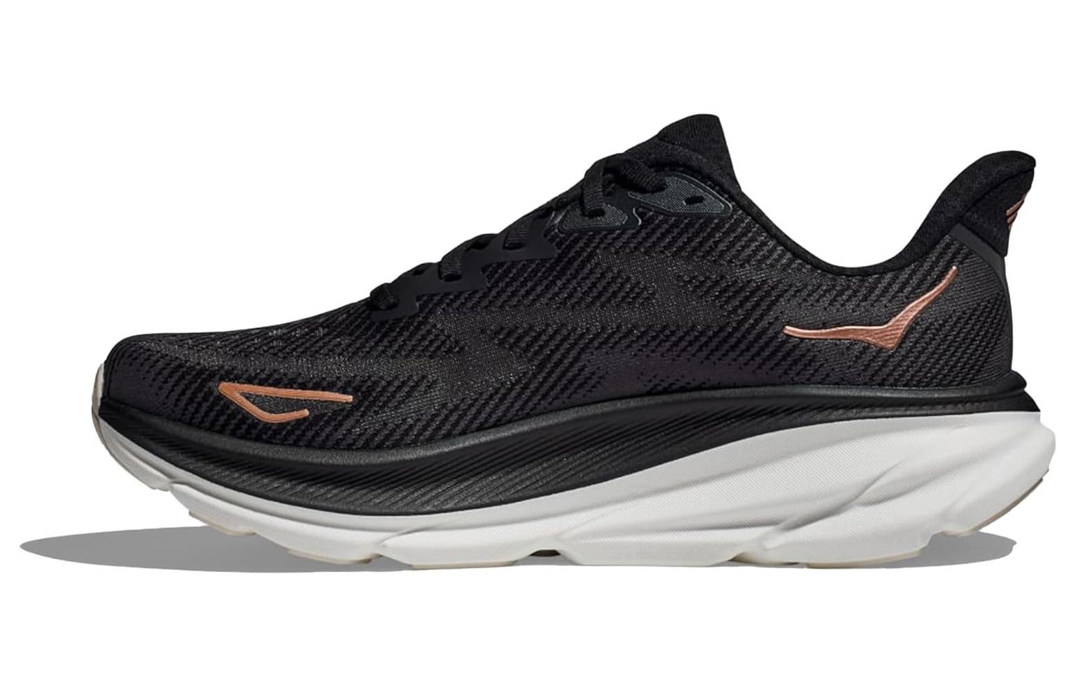 HOKA ONE ONE Clifton 9 Black Rose Gold Women s 1127896-BRGL 36