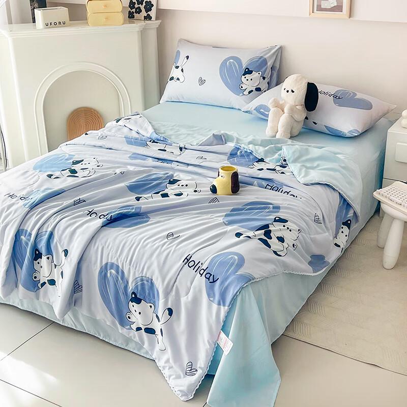 Aosimeng Kids Washed Cotton Summer Quilt