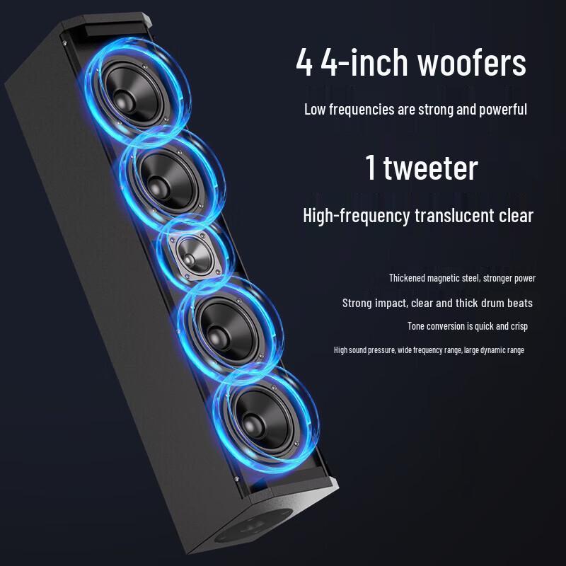 Saikyo A-17 Professional Wall-Mounted Conference Speaker Column CN Plug (adapter Included) (CN Version)