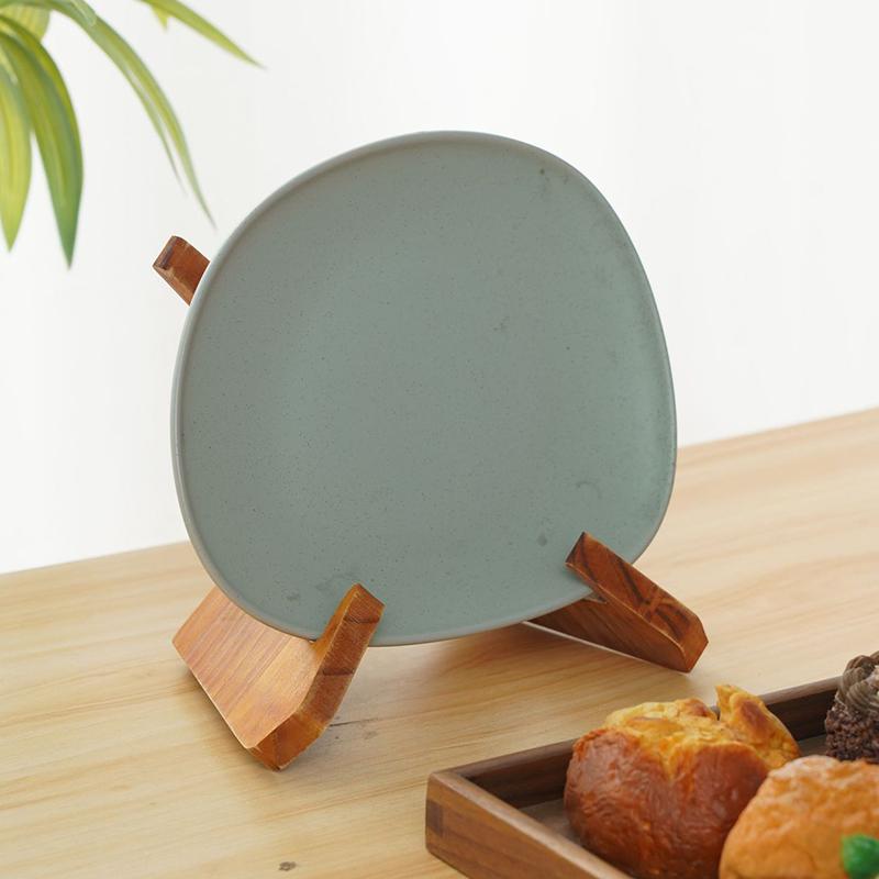 Wooden Book Stand Adjustable Recipe Rack for Cookbook Tablet Document Display Perfect for Kitchen Home Reading and Storage