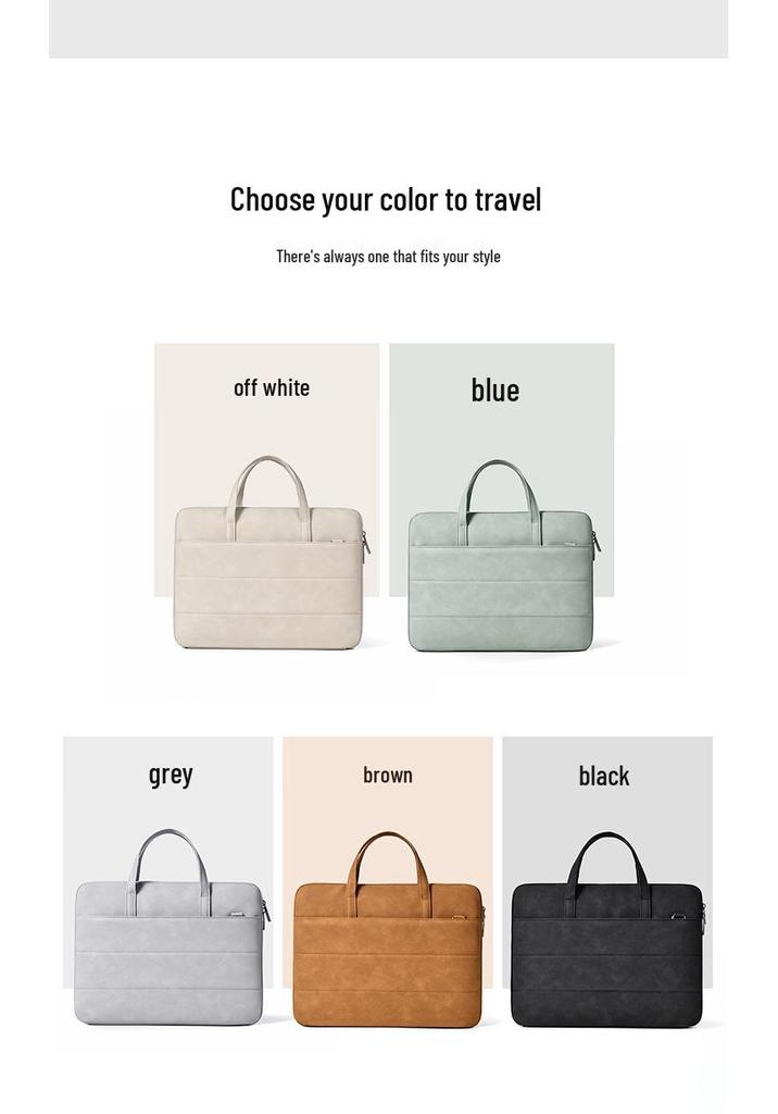 Women's Shockproof Splash-proof Crossbody Laptop Bag for 14-16 Inch with Customizable Logo