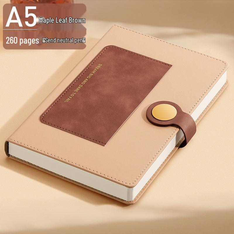 Premium Leather Office Notebook Set with Custom Logo