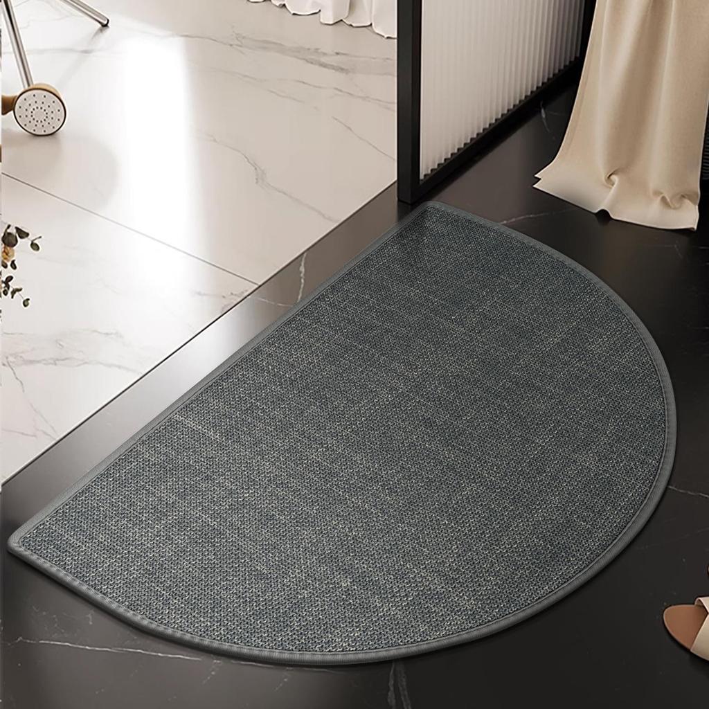 Absorbent Non-Slip Bathroom Mat - Quick-Drying Toilet & Washroom Entrance Rug
