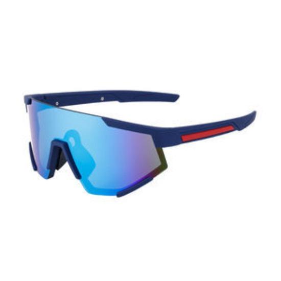 Fashion One-Piece Large-Frame Sunglasses, Men'S And Women'S Outdoor Cycling Sports Goggles, Colorful One-Piece Sunglasses
