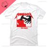 Funny Cat Meowtallica Cat Rock Music Print T-Shirts Rock Music Men Tops Fashion Oversized Tee Comfortable Unsiex Couple Wears