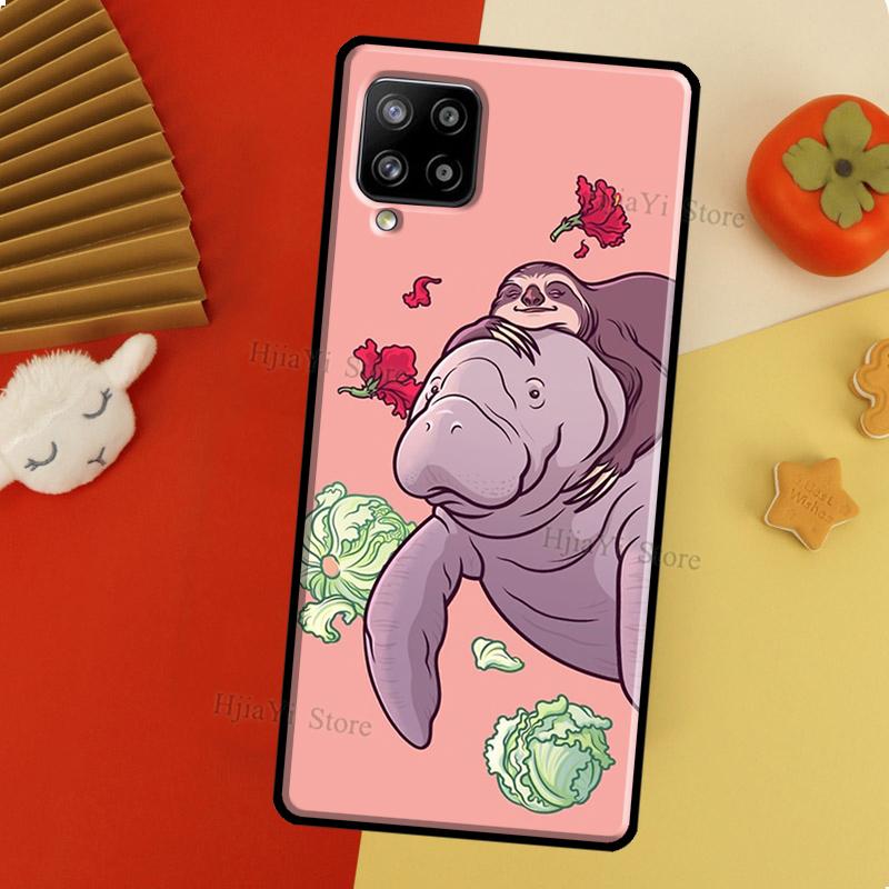 Sloth Stack Phone Case For Samsung Galaxy A51 A70 A71 A72 A52 A41 A31 A02S A12 A21S A20e A10 A40 A50