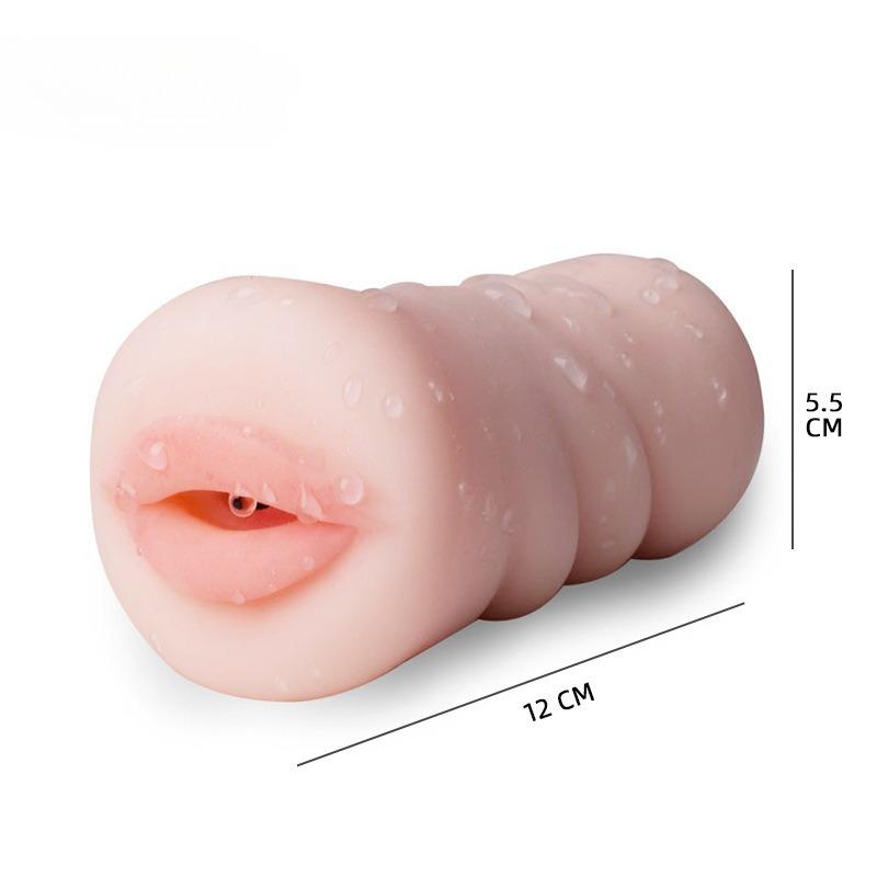 Male Masturbation Cup - Realistic 3D Lips TPE Experience, 18+ Aircraft Cup, Adult Sex Toy for Men