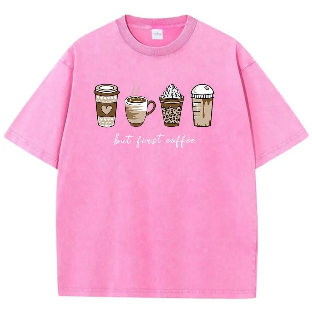 Čtyři nápoje Ale Ricst Káva Potisk Pánské Trička Padnoucí Ležérní Tričko Volnočasové Streetové Tričko Potěšení Sportovní Krátký Rukáv