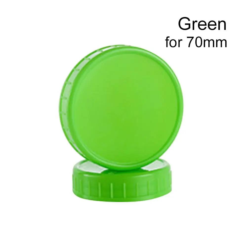 1 Stück 70 mm/86 mm wiederverwendbarer Einmachglasdeckel aus Kunststoff für Weithalsgläser, auslaufsicherer Flaschendeckel, Aufbewahrung von Lebensmitteln, Frischhalten von Dosen