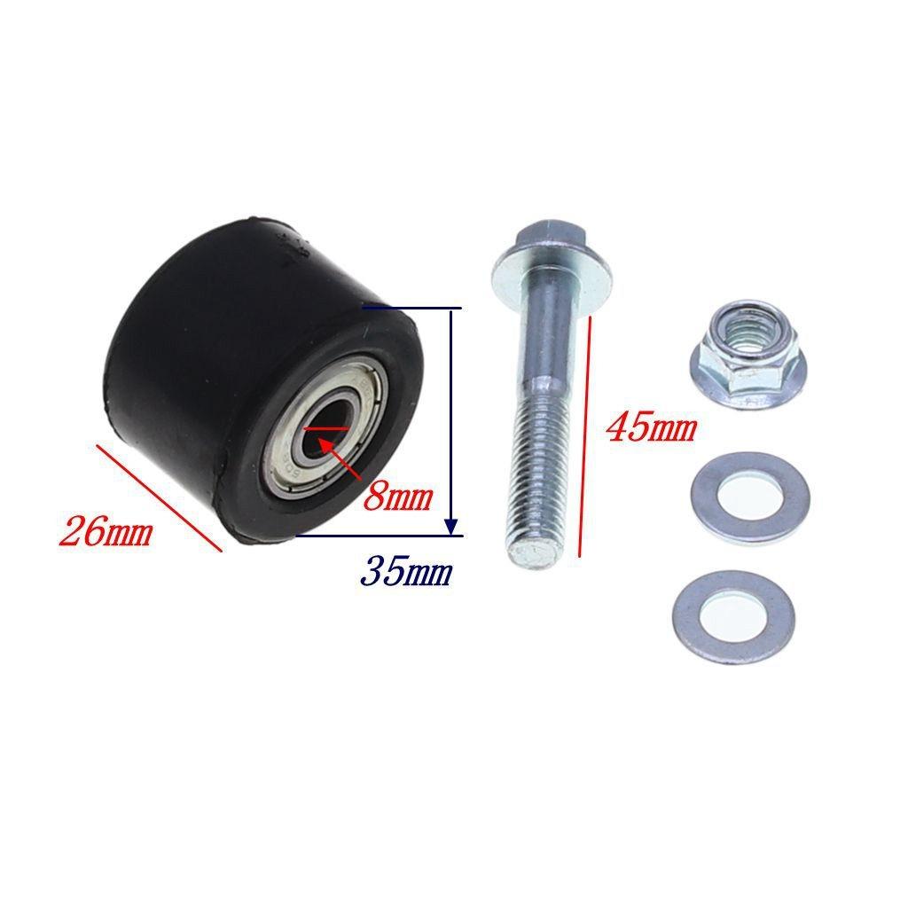Chain Roller Tensioner Vehilce Wheel 8mm For YFZ 350