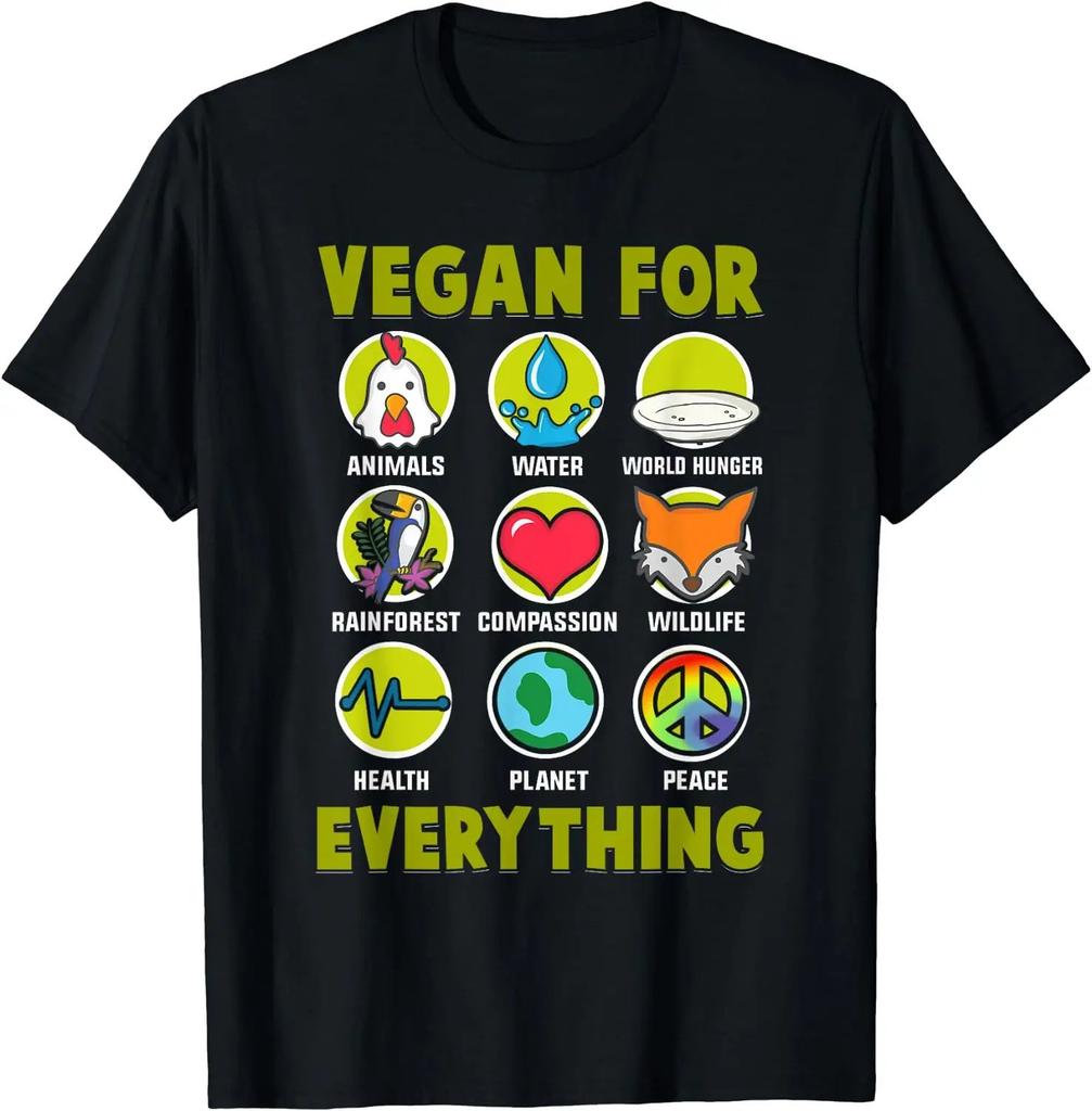 Powered Plants Vegetarier Nach Veganer Ernährung T-Shirts Y2k Mode T-Shirts Lustig Vintage Sommer Grafikdruck Oberteile Geburtstagsgeschenk Unisex