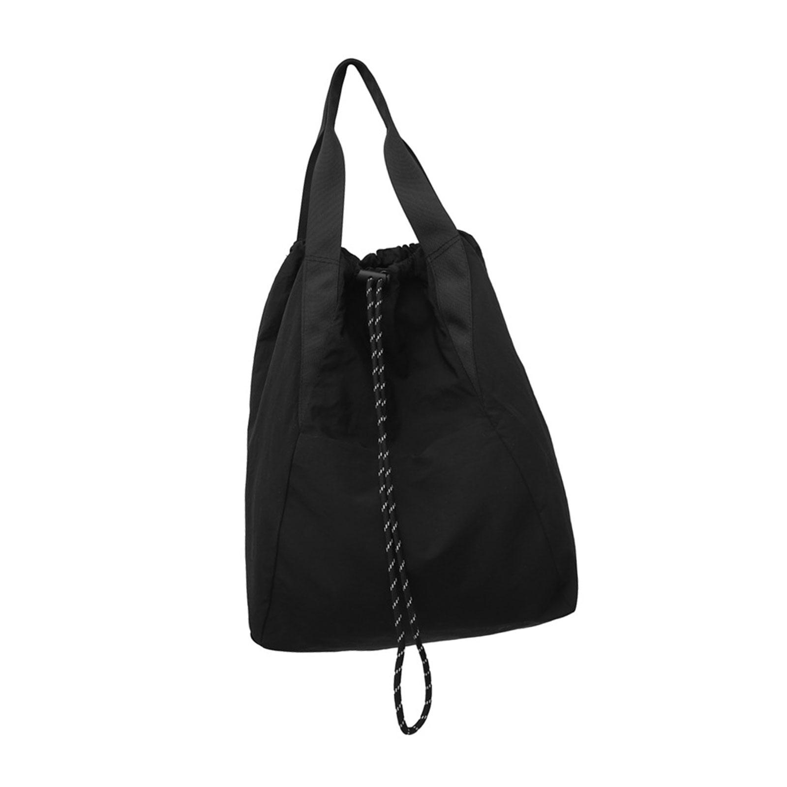 

Рюкзак на шнурке Спортивная сумка для спортзала Мешок Водостойкий Рюкзак на шнурке С затяжкой для Женщин Мужчин Дорожный Рюкзак для Повседневной Носки Подарки чёрный