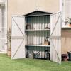 VidaXL Garden Shed Tool Shed Storage Shelter Tool Storage Hangar Outdoor Shed Anthracite 46303