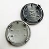 For Audi  A34pcs 68mm Black Grey Car Styling Badge Wheel Center Hub Cap Rim Caps For Audi Emblem 8D0601170 A1 A3 A4 A5 A6 Q7 Accessories
