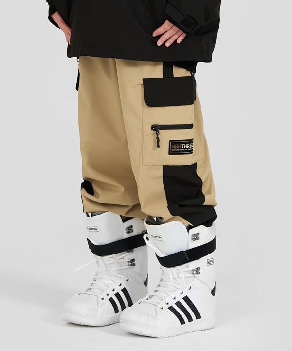 Ensseuli 2324 Nnn - 2Color Cago Standard -Pants - Beige+Black( Unisex Snowboard Pants )